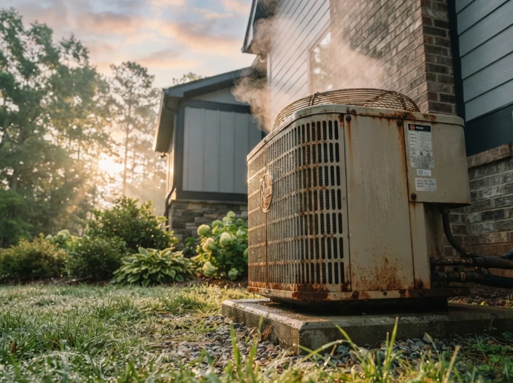 An old AC condenser unit.