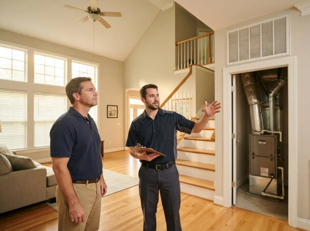 Wilmington homeowner reviewing factors that determine proper AC size